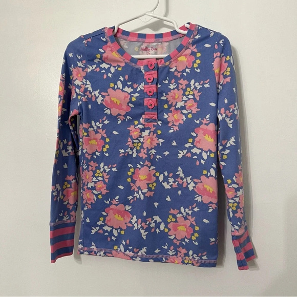 Matilda Jane Other - Matilda Jane Size 6 floral blue and pink long sleeve pajama top shirt